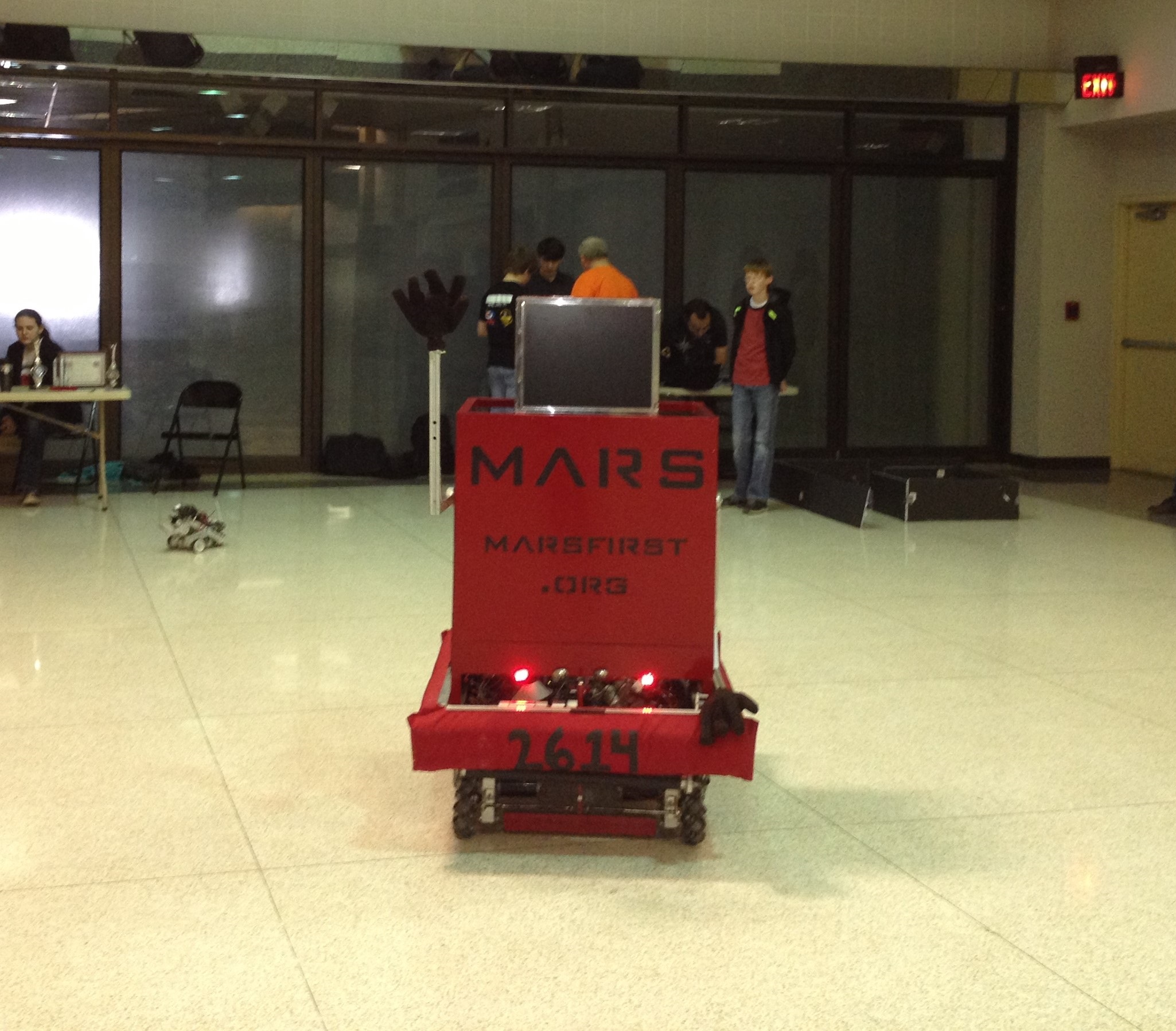 MARS robot Marvin at Robotics Day at Spark Imagination and Science Center
